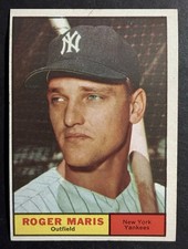1961 Topps - Roger Maris #2 New York Yankees - EX Condition No Creases picture