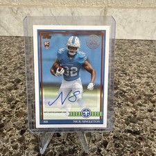 2026 Nick Singleton RC Auto Topps Flagship Football 35TH Anniversary #91FRA-NS picture