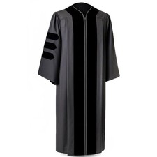 Classic Doctoral Graduation Gown - Academic Regalia picture