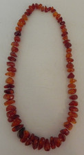 Vintage Natural Polished Nugget Amber Knotted 29