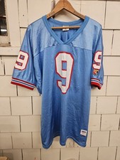True Vintage 90s Wilson Houston Oilers Steve McNair NFL Football Jersey Men's XL picture
