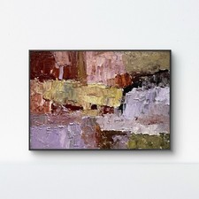 Outcrop 7x5 Abstract Original Oil Painting Home Decor picture