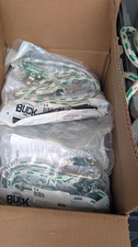 Buckingham 9-8 Safety Rope Lanyard with Hardware Hooks Green/White picture