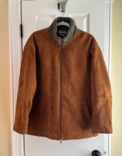 Zegna Sport Premium Italian Leather Jacket Mint condition. Size M. Color Cognac picture