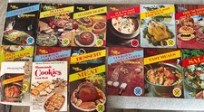 Vintage 1972 Family Circle Library of Cooking 13 of 16 Book Lot Bonus Book picture