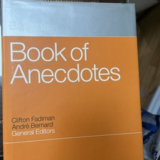 Bartlett's Book of Anecdotes by Fadiman and Bernard (2000, Hardcover) picture