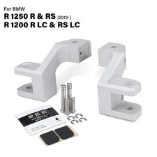 For BMW R 1200 1250 R LC R1250R R1250RS Foot Pegs Footrest Lowering Kit silver picture