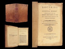 1796 EARLY America 1ed Nathan Strong On HELL Eternal Misery Presbyterian Pastor picture