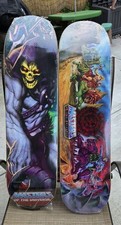 2 Element X Super 7 Masters Of The Universe He-Man Skeletor Skateboard Decks picture