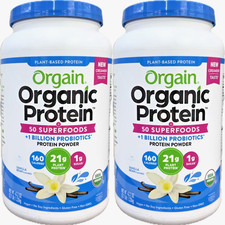2 X Orgain Organic Plant Protein and Superfoods Powder 2.7 lb Each, Total 5.4 lb picture