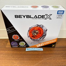 TAKARA TOMY BEYBLADE X UX 21 Hells Nether Deck Set NEW Silverwolf Wyvernhover JP picture