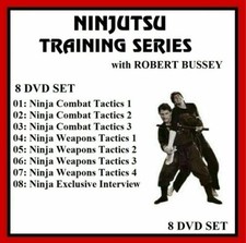 NINJUTSU TRAINING SERIES 8 DVD SET ninja combat tactics weapons  picture