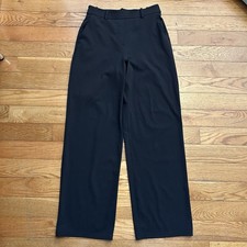 Lululemon Daydrift High Rise Straight Leg Relaxed Trousers Black Women's Medium picture