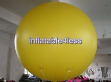 7ft Yellow Advertising Round Air or Helium Balloon Ball IN STOCK Blank picture