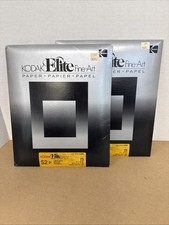 KODAK ELITE FINE ART 8X10  ENLARGING PAPER--S2p ( Lot Of 2 ) picture