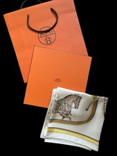 Hermès Hermes Silk Scarf New Carre Twill Grand Apparat 34