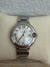 Cartier Ballon Bleu Watch 33mm W6920084 (Ref 3653) With eBay Authenticity Card picture