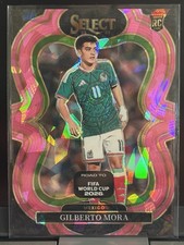 2025-26 Panini Select Road To FIFA World Cup Pink Ice Mezzanine Gilberto Mora Rc picture