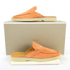 Aurelien Lady Yacht Flat Slip On Slippers In Papaya Women's Size US 7.5/EU 38 picture