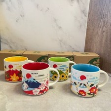 2023Japan Four Seasons Starbucks You Are Here Fujiyama YAH City Coffee 14oz Mug! picture