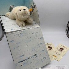 Steiff #354113 Mohair 27 cm Polar Bear Der Kleine Eisbar Lars w/ Box RARE -- NEW picture