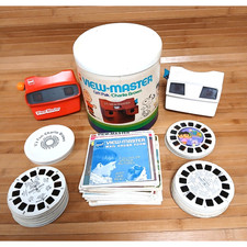 VINTAGE LOT OF 2 GAF View-Master Charlie Brown Over 50+ Slide & More picture
