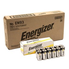 Energizer EN93 Industrial Alkaline Batteries, C , Case of 72, EXP. 12/2035 picture