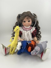Vintage Julie Good Kruger Stuffed Animal Zoo Doll 16