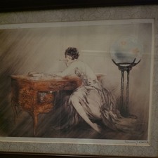 Louis Icart “Recollections (Dans Les Passes)” – Authentic Signed & Numbered Etch picture