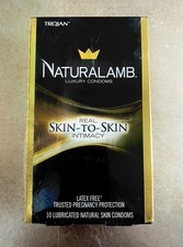 Trojan NaturaLamb Lubricated Latex-Free Lambskin Male Condoms 10 Pack 2029 picture