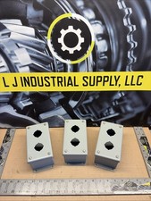 [LOT OF 3] Hoffman 58020 E2PB Steel Pushbutton Enclosures 6x6x3”_FAST SHIPPING picture