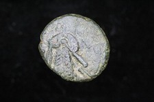 Umayyad Caliphate, Abd al-Malik ibn Marwan AE Fals Qinnasrin mint 693-699 AD. picture