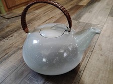 Vintage Edith Heath Ceramics Model 119 Large Teapot - RARE retired French Gray picture