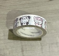 TheCoffeeMonsterzCo Rainbow Emoti 2.0 Silver Foil Washi Tape 15 mm TCMC picture
