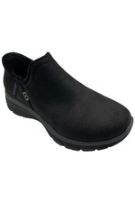 Skechers Women's Easy Going Modern Hour Hands Sneakers Black picture