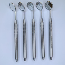 Professional Dental Mirror #5 X5 German Hollow Handle Stainless Instrument picture