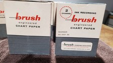 Lot of 11 Vintage Brush Instruments Engineered Chart Paper Rolls RA 2921 30 NOS picture