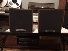 Pair Auratone 5PSC PRIMO-SOUND-CUBE Wood Grain Passive Reference Speakers picture