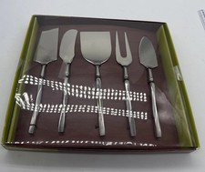VTG Pier One Imports Cheese Knife Set Buffet Style  - 5 Pieces - NEW picture