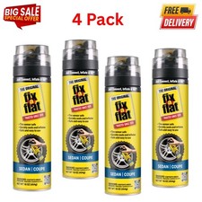 Fix-A-Flat S60420 Aerosol Emergency Flat Tire Repair and Inflator All Cars 4pack picture