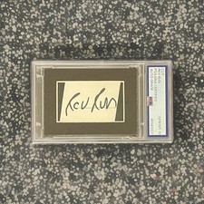 Rev Run DMC PSA/DNA Signed Cut Signature Autographed Slabbed Graded Gem Mt 10 picture