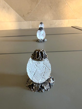 Pair of Sherle Wagner Pineapple Platinum & Cut Crystal Knobs - new condition picture