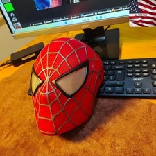 Spiderman Tobey Maguire Hood Mask 3D Headwear Adult Wearable Red picture