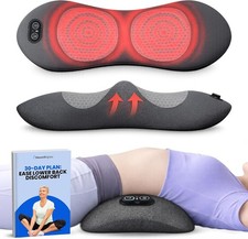 SmoothSpine Back Massager w Heat Vibration Traction Triple Fusion picture