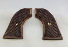 Colt Peacemaker Walnut Grips with Carved Scales picture