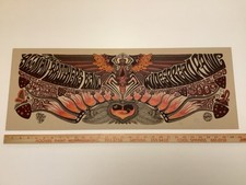 ALLMAN BROTHERS  WIDESPREAD PANIC 2009 Tour Poster #1/1800 JEFF WOOD Signed RARE picture