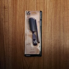 VTG VIDAL SASSOON Classic Nylon Bristle Plastic Brush Comb Purple 2002 VS1010 VS picture