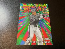 2025 Topps Chrome - Power Players Francisco Lindor #PP-9 Green Refractor 24/99 picture