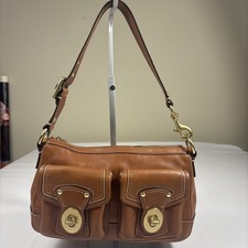 COACH Signature Y2K Legacy Bag 65th Anniversary Dbl Turnlock  Authenticated 1286 picture
