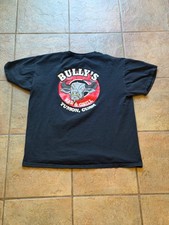 Vintage Bully’s Bar & Grill Tumon Guam T Shirt Bull Restaurant Travel Tee picture
